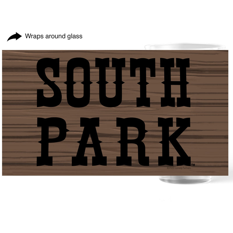 South Park Logo Pint Glass